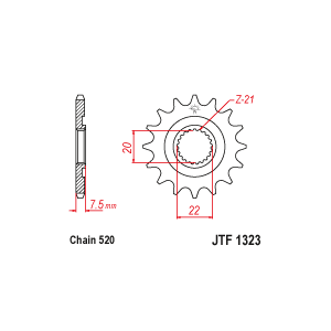 AIRTIME FRONT SPROCKET...