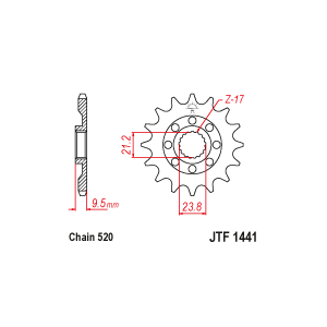 AIRTIME FRONT SPROCKET...