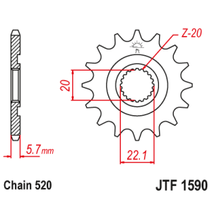 AIRTIME FRONT SPROCKET...
