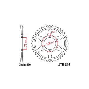 AIRTIME REAR SPROCKET GS650...