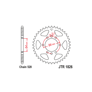 AIRTIME REAR SPROCKET LT160...