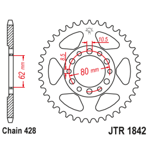 AIRTIME REAR SPROCKET MX175...